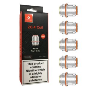 Geekvape Z Series Mesh coil product image with box 5 pack.
